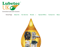 Tablet Screenshot of lubetec.co.uk